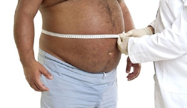 medicul determină modul de slăbit pentru un bărbat obez