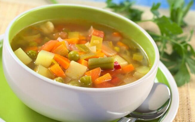 supa de legume pentru gastrita