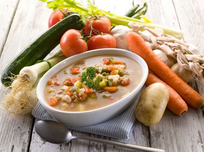 supa de legume proaspete pentru gastrita